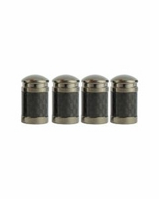 4 PIECE CARBON FIBRE VALVE CAP
