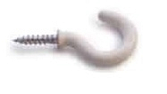 CUP HOOKS-PLASTIC COATED
