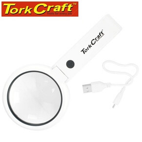 LED RECHARGEABLE HANDHELD FOLDING MAGNIFIER