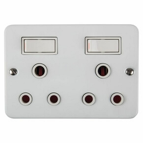 SOCKET SWITCH INDUSTRIAL 2X16A