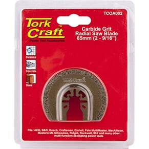 CARBIDE GRIT RADIAL SAW BLADE