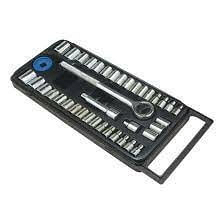 1/4 & 3/8 DRIVE SOCKET SET 40 PIECE