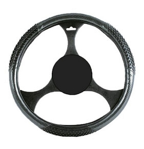 CARBON FIBER STEERING WHEEL COVER