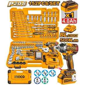 INGCO 152PC TOOL KIT +I/WRENCH
