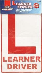 LEARNERS STICKER SIGN