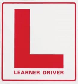 LEARNERS STICKER SIGN
