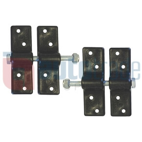 CANOPY CLAMP 2PC BLACK