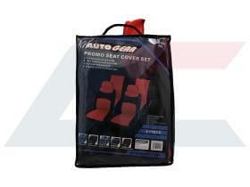 PROMO SEAT COVER BLACK/RED